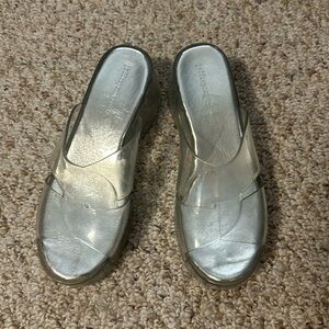 Jeffrey Campbell Clear Jelly Shoes